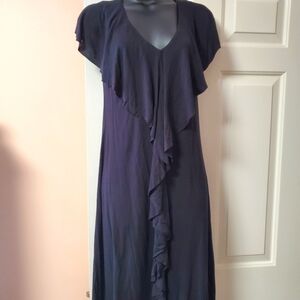 Mossimo Ruffle Black Dress NWT